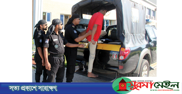 র‌্যাবের খাঁচায় ‘সাইবার অপরাধী’ হবিগঞ্জের নবীন