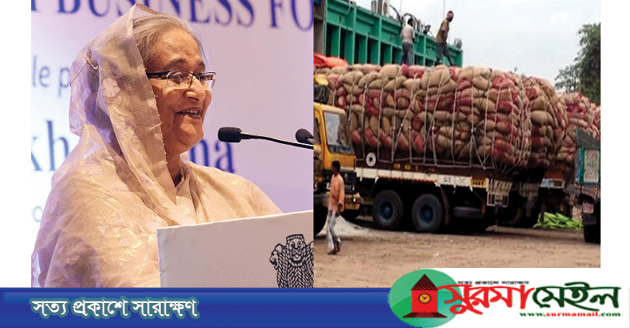 প্রধানমন্ত্রীর ‘হিন্দি খোঁচা’ ১৮৯ ট্রাক পেঁয়াজ বাংলাদেশে
