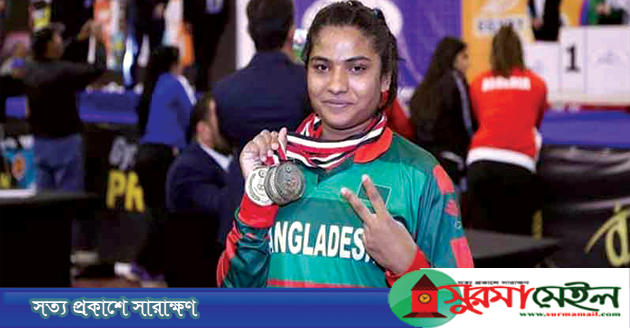 আবারও স্বর্ণ জিতলেন মা‌বিয়া আক্তার