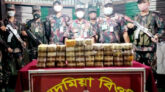 নাফনদী থেকে বিজিবির অভিযানে ১২ কোটি টাকার ইয়াবা উদ্ধার