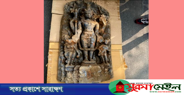 নদী খননকালে পাওয়া গেলো ১১৪ কেজি ওজনের মূর্তি