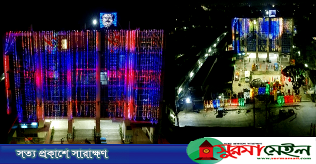 লাল-সবুজে সেজেছে সিলেট, থাকবে ২১ দিন