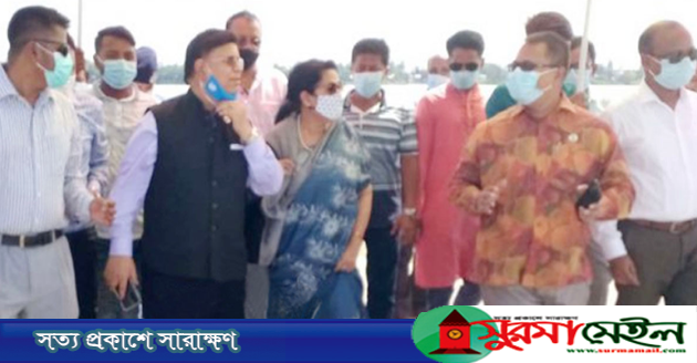 স্ত্রীকে নিয়ে হাওরের বিস্ময় ঘুরে দেখলেন পররাষ্ট্রমন্ত্রী