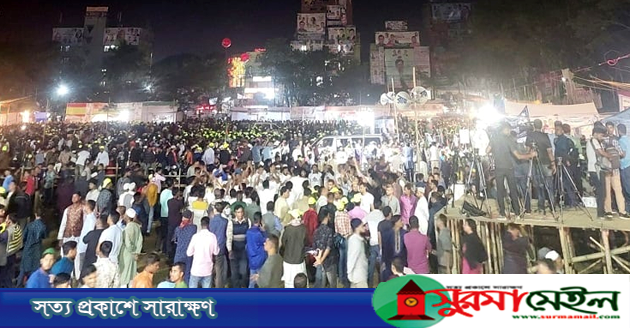 বিএনপির গণসমাবেশ: আলিয়া মাঠে উৎসবের আমেজ