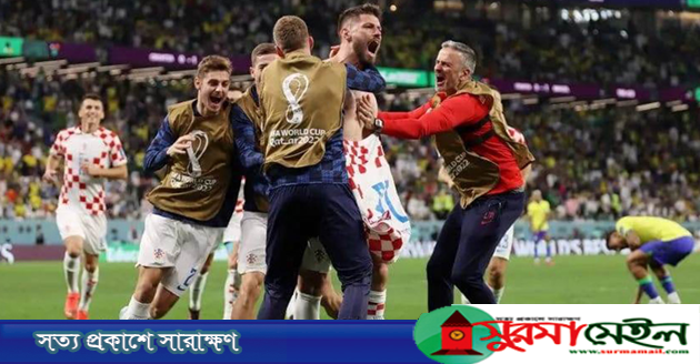 ব্রাজিলকে কাঁদিয়ে সেমিফাইনালে অদম্য ক্রোয়েশিয়া