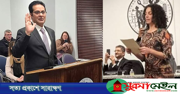 যুক্তরাষ্ট্রে কাউন্সিলর হিসেবে শপথ নিলেন সিলেটের মুহিত