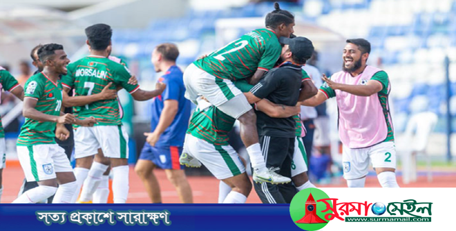 মালদ্বীপকে উড়িয়ে সাফে প্রথম জয় বাংলাদেশের