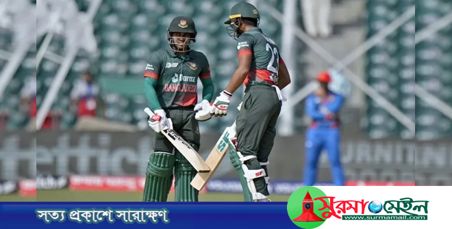 মিরাজ-শান্তর সেঞ্চুরিতে বাংলাদেশের বড় সংগ্রহ