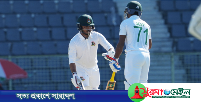 সিলেট টেস্টের প্রথম দিনে ৯ উইকেটে তিনশ পার বাংলাদেশের