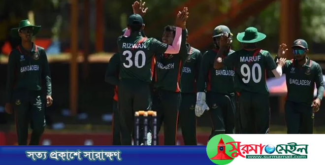 আয়ারল্যান্ডকে হারিয়ে বিশ্বকাপে টিকে থাকল বাংলাদেশের যুবারা