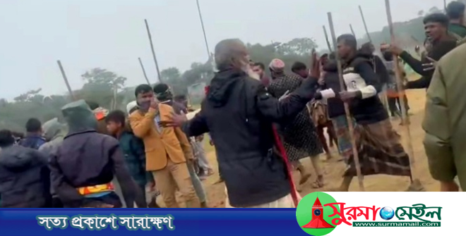 শান্তিগঞ্জে দুপক্ষের সংঘর্ষে ইউপি চেয়ারম্যানসহ আহত ৪০