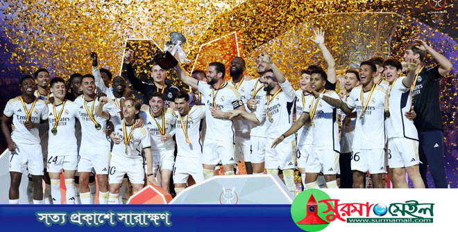 ভিনিউস জুনিয়রের হ্যাটট্রিকে বার্সাকে উড়িয়ে চ্যাম্পিয়ন রিয়াল