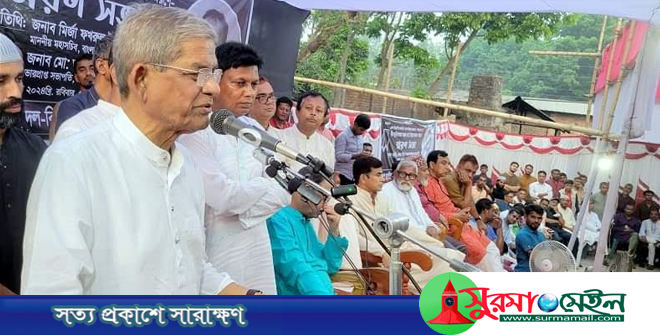বিরোধী দল করলেই আসামী বানিয়ে দেয় দেউলিয়া সরকার : মির্জা ফখরুল