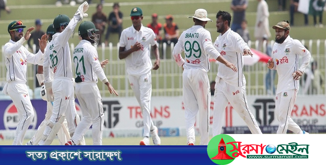 পাকিস্তানের মাটিতে ঐতিহাসিক টেস্ট জিতল বাংলাদেশ