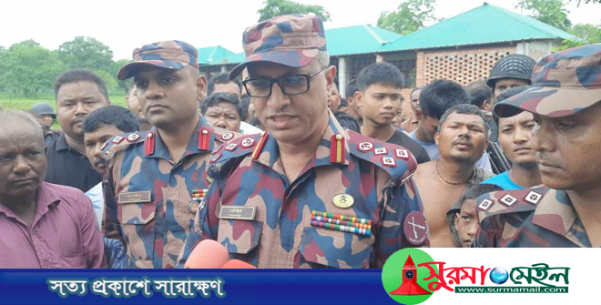 বিজিবি জনগণের পাশে রয়েছে, সীমান্তের অবস্থা শান্ত : সেক্টর কমান্ডার