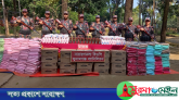 সুনামগঞ্জে ভারতীয় থান কাপড়সহ ৪৬ লাখ টাকার মালামাল জব্দ