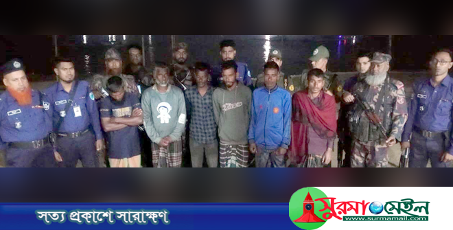 জাদুকাটা নদীর পাড় কেটে বালু-পাথর চুরিকাণ্ডে ৬ জন কারাগারে