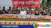 সুরমা নদী দিয়ে পাচারকালে ধরা পড়লো দেড় কোটি টাকার ভারতীয় কাপড়