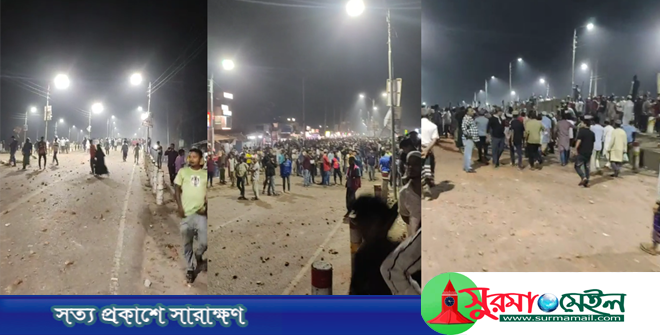 তুচ্ছ ঘটনাকে কেন্দ্র করে সিলেটে দু’গ্রামবাসীর সংঘর্ষে আহত ২০