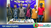 সুনামগঞ্জে আন্ত:জেলা ডাকাতদলের আরও ৫ সদস্য গ্রেফতার