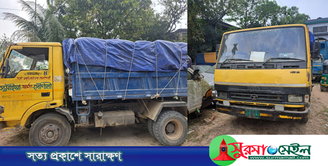 সিলেটের চা-বাগানের ভিতরে ফেলে যাওয়া ৩ ট্রাকে মিললো ভারতীয় চিনি!