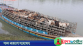 সুনামগঞ্জে কোটি টাকা মূল্যের ভারতীয় গরুর চালানসহ নৌকা জব্দ