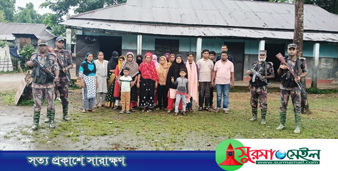 সিলেট সীমান্ত দিয়ে ৫৫ জনকে পুশ ইন বিএসএফের