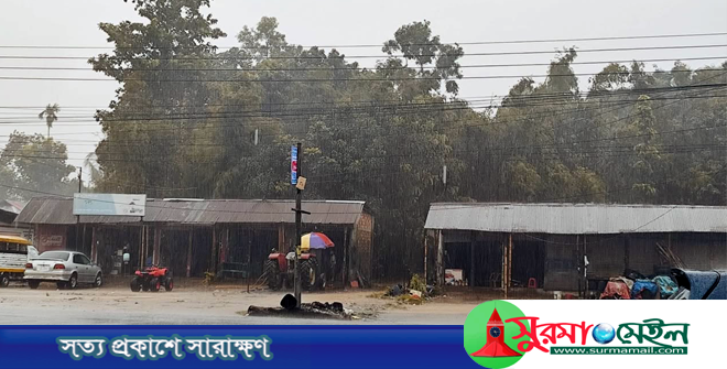 সিলেটে বৃষ্টি ঝরবে আরও চারদিন