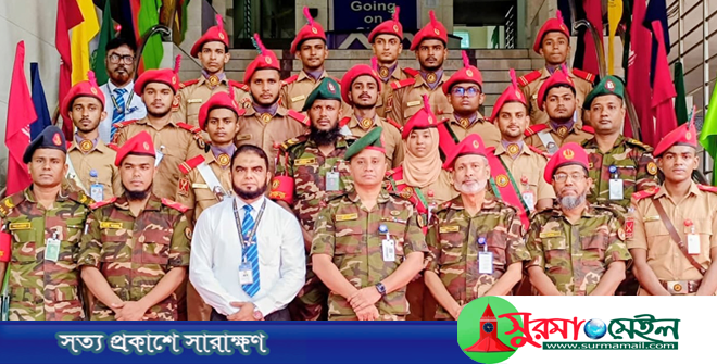স্কলার্সহোম মেজরটিলা কলেজে বিএনসিসি প্লাটুনের উদ্বোধন