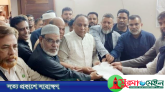 সিলেট-৬ আসনে বিএনপির প্রার্থী এমরানের মনোনয়নপত্র সংগ্রহ