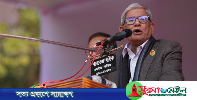 একটি দল পাকিস্তানপন্থি হয়ে এখন বাংলাদেশ গড়তে চায়: মির্জা ফখরুল