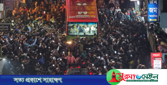 সিলেটের দুই মাজার জিয়ারত শেষে শ্বশুর বাড়িতে তারেক রহমান