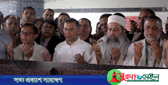 হজরত শাহজালাল (রহ.) মাজার জিয়ারত করলেন তারেক রহমান
