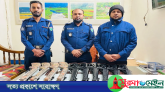 সিলেটে চেকপোস্টে তল্লাশিকালে ১০টি আগ্নেয়াস্ত্র উদ্ধার