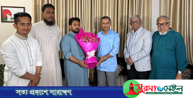 নাহিদের বাসায় তারেক রহমান