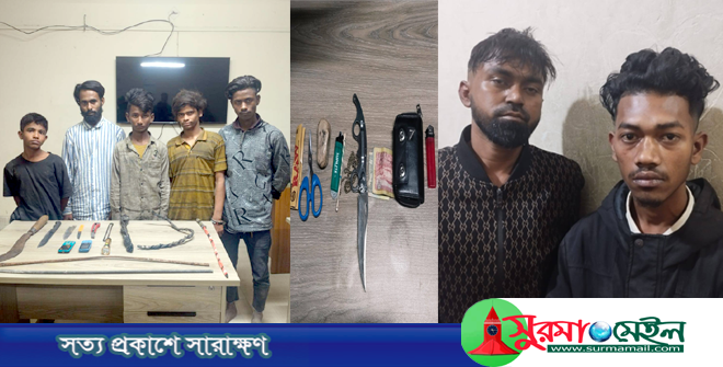 নগরীতে ড্রেনের ভেতর থেকে চিহ্নিত ৭ ছিনতাইকারী গ্রেপ্তার