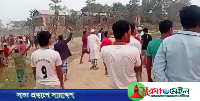 শান্তিগঞ্জে ধান শুকানোর জায়গা নিয়ে সংঘর্ষ, আহত ১৫