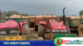 সিলেটে বিপুল পরিমাণ অবৈধ পাথর উদ্ধার, ৩৯ ট্রাক্টরসহ আটক ৫