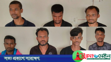 নগরী থেকে ৭ ছিনতাইকারী গ্রেপ্তার, চাকু উদ্ধার