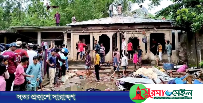 সিলেটে শিশু ফাহিমা হত্যাকাণ্ডে গ্রেপ্তার জাকির বাড়িতে হামলা-ভাঙচুর