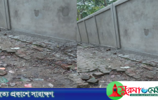 নবীগঞ্জে বিদ্যালয়ের সড়ক দখল করে দেয়াল নির্মাণ বিএনপি নেতার