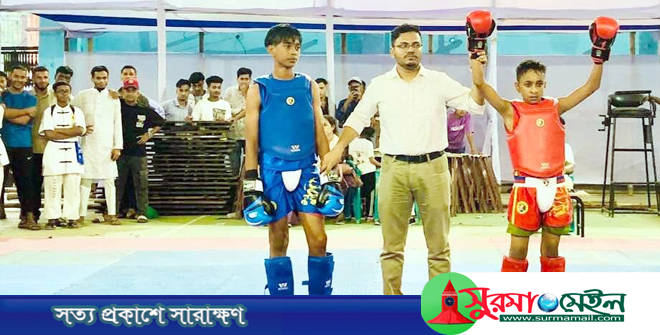 সিলেটে ‘নতুন কুঁড়ি স্পোর্টস’: উশুতে স্বর্ণ জিতল তোফায়েল