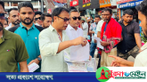 সিলেট জেলা ও মহানগর যুবদলের লিফলেট বিতরণ