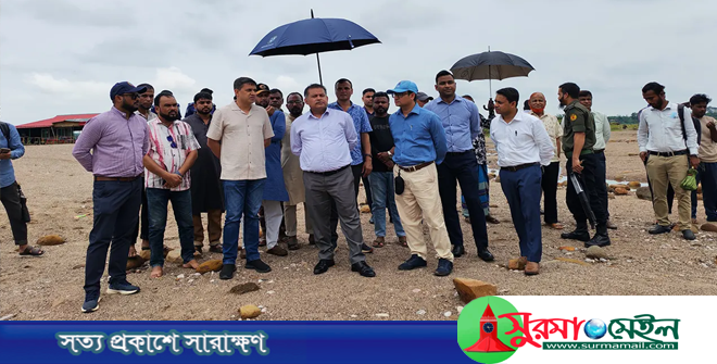 বিছনাকান্দি পাথর কোয়ারি পরিদর্শনে বিশেষজ্ঞ দল