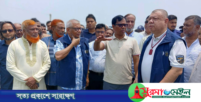 চীনের অর্থায়নে সিলেটে হাজার শয্যার হাসপাতালের স্থান পরিদর্শনে প্রতিনিধি দল