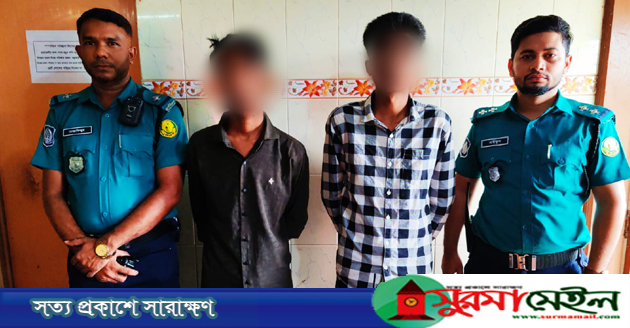সিলেট-সুনামগঞ্জ সড়কে ডাকাতির প্রস্তুতিকালে গ্রেপ্তার ২