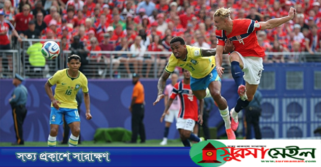 হালান্ডের জোড়া গোলে বিশ্বকাপ থেকে বিদায় ব্রাজিল