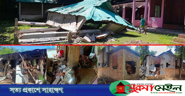 সুনামগঞ্জে হিন্দু সম্প্রদায়ের বাড়িঘর ও মন্দিরে হামলা-ভাঙচুর করলো কারা?