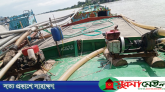 সুরমা নদীতে দুটি ড্রেজারসহ বালু বোঝাই ট্রলার জব্দ, গ্রেপ্তার ২