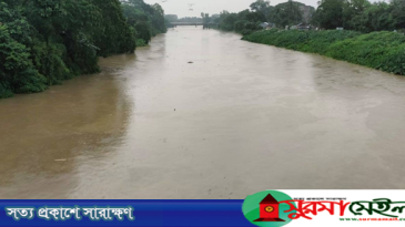 দ্রুত বাড়ছে নদীর পানি: হুমকিতে হবিগঞ্জ শহর রক্ষা বাঁধ, বন্যার শঙ্কা